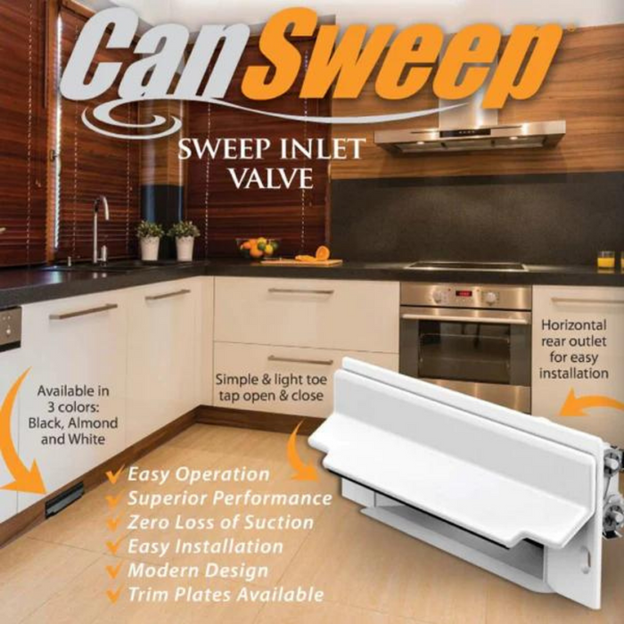 CanSweep Automatic Dustpan Set White